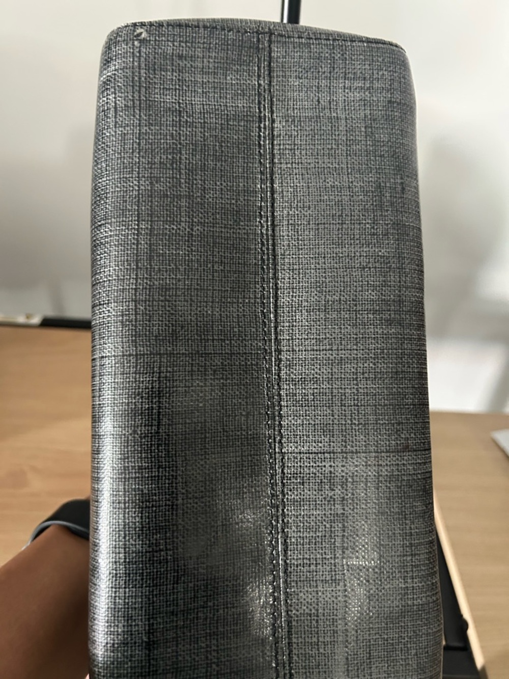Kate Spade Black Textured Circle-Handle - Picture 3 of 3